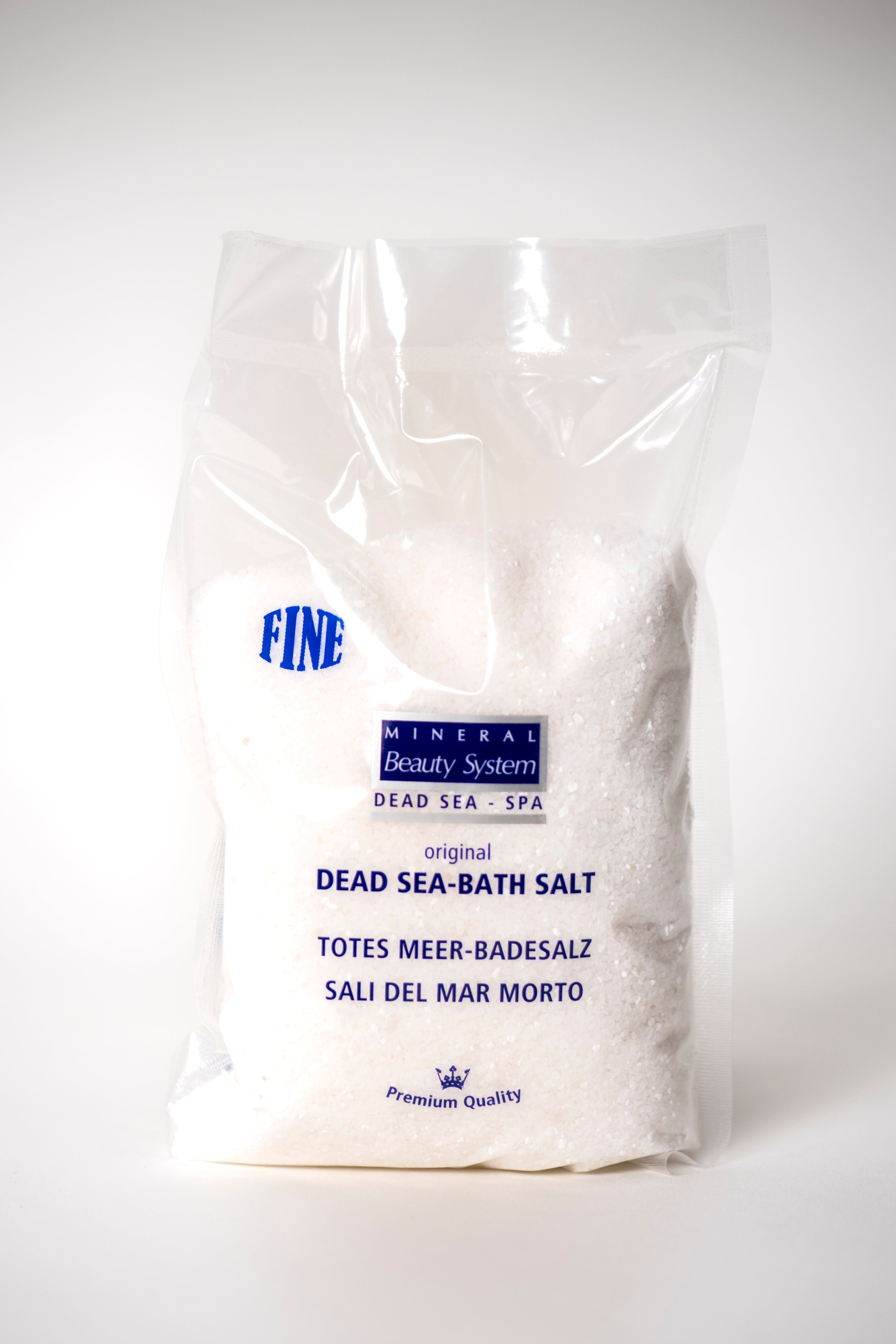 Sale naturale del Mar Morto - granulometria FINE, 500g